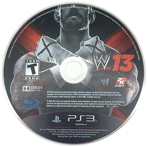 WWE '13 - PlayStation 3 (PS3) Game