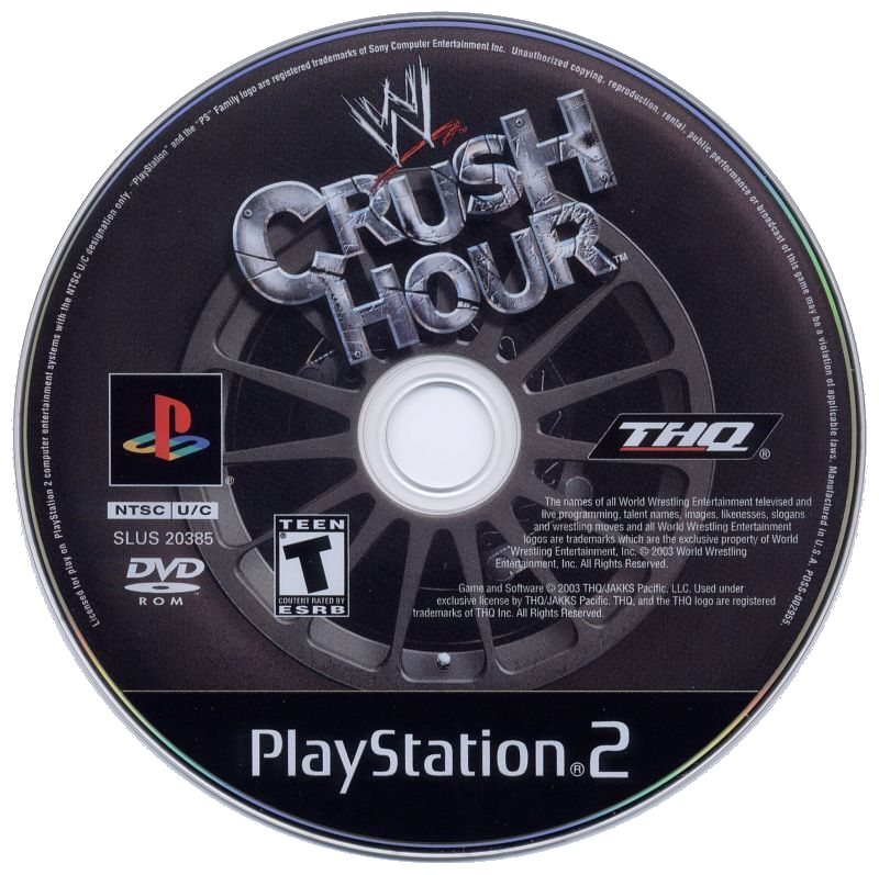 WWE Crush Hour - PlayStation 2 (PS2) Game