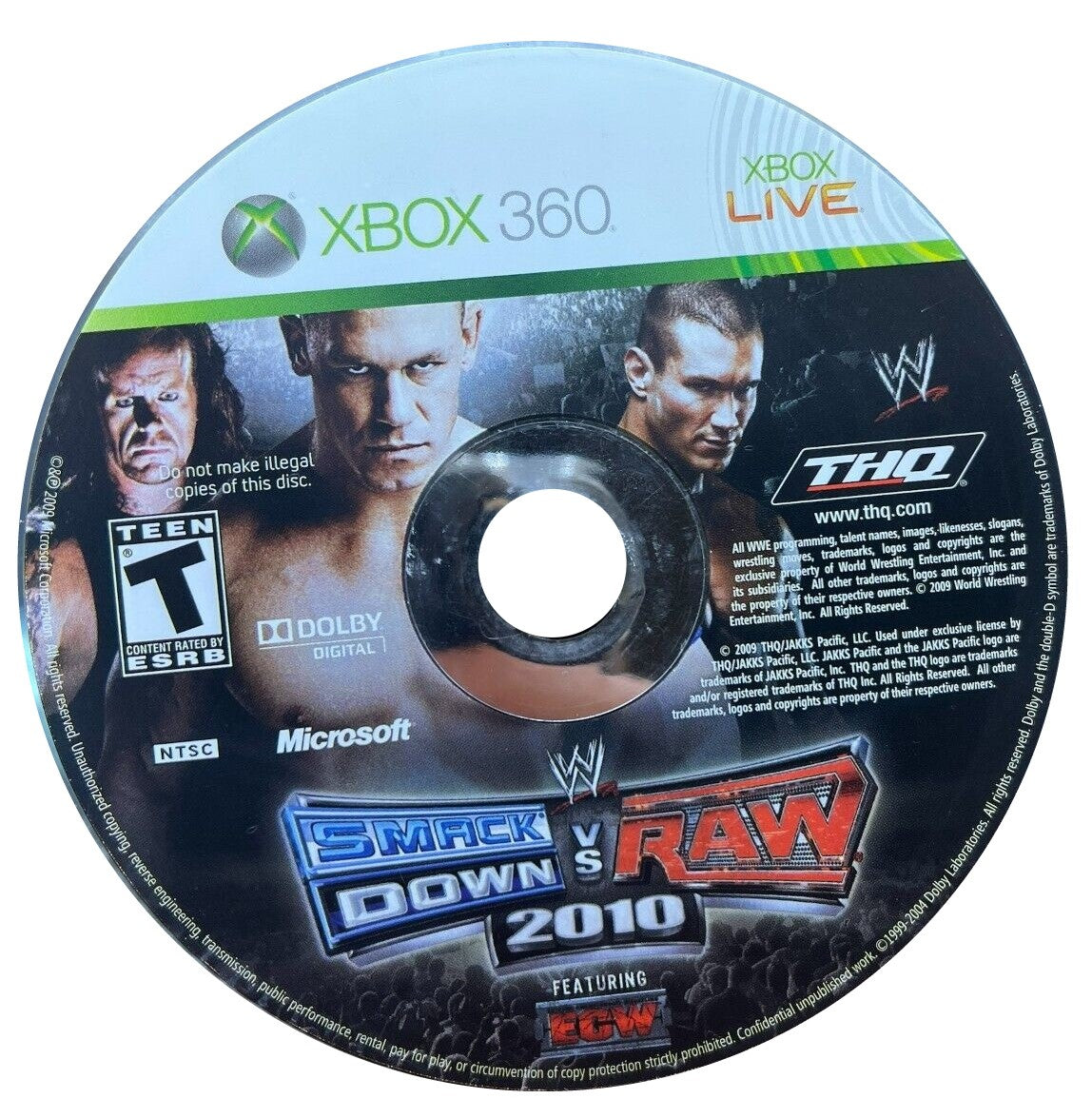 WWE Smackdown vs Raw 2010 - Xbox 360 Game