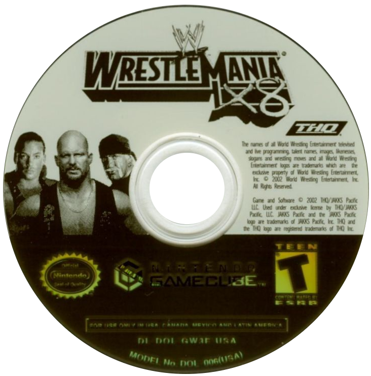 WWE WrestleMania X8 - Nintendo GameCube Game