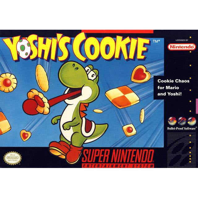 Your Gaming Shop - Yoshi's Cookie - Super Nintendo (SNES) Game