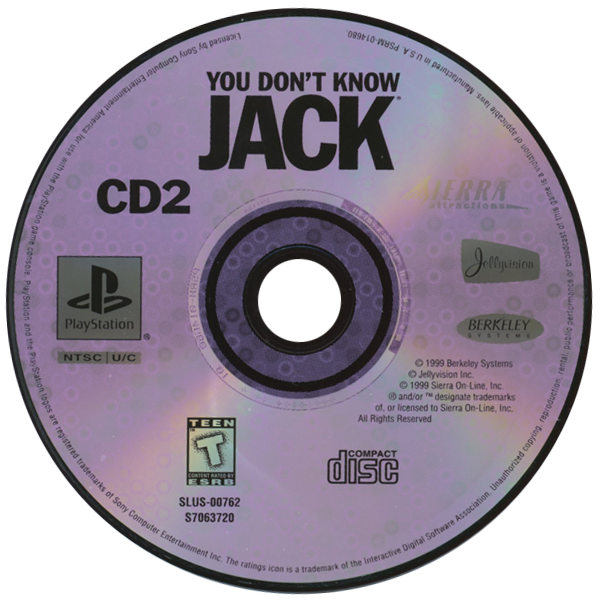 You Don't Know Jack - PlayStation 1 (PS1) Game