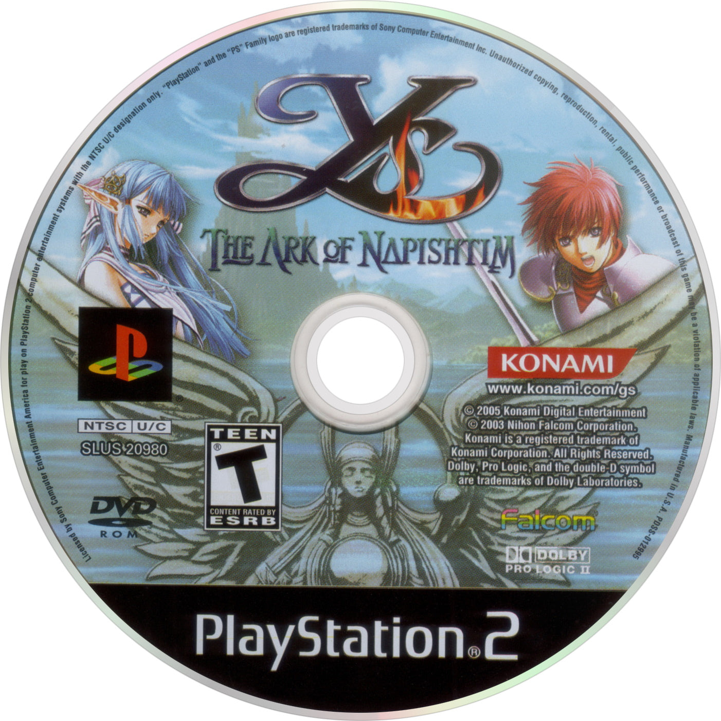 Ys: The Ark of Napishtim - PlayStation 2 (PS2) Game
