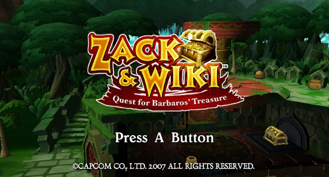 Zack & Wiki: Quest for Barbaros' Treasure - Nintendo Wii Game